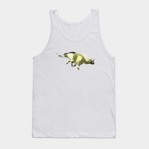 Chasmosaurus belli Tank Top by I Draws Dinosaurs